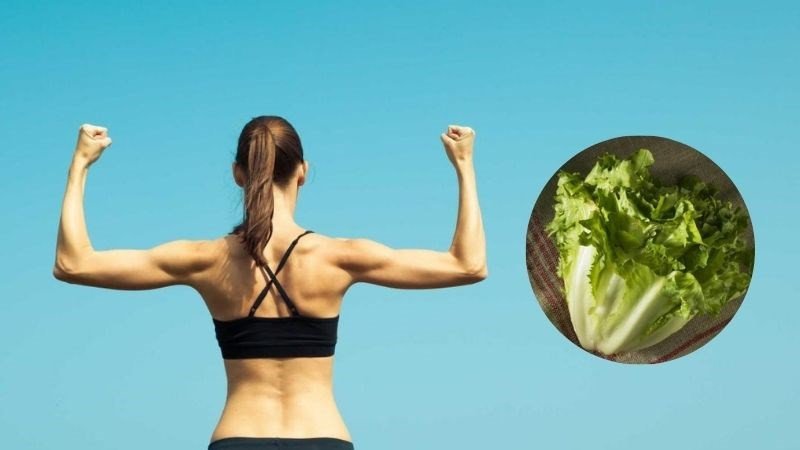 Xà lách là nguồn cung cấp vitamin K giúp xương chắc khỏe