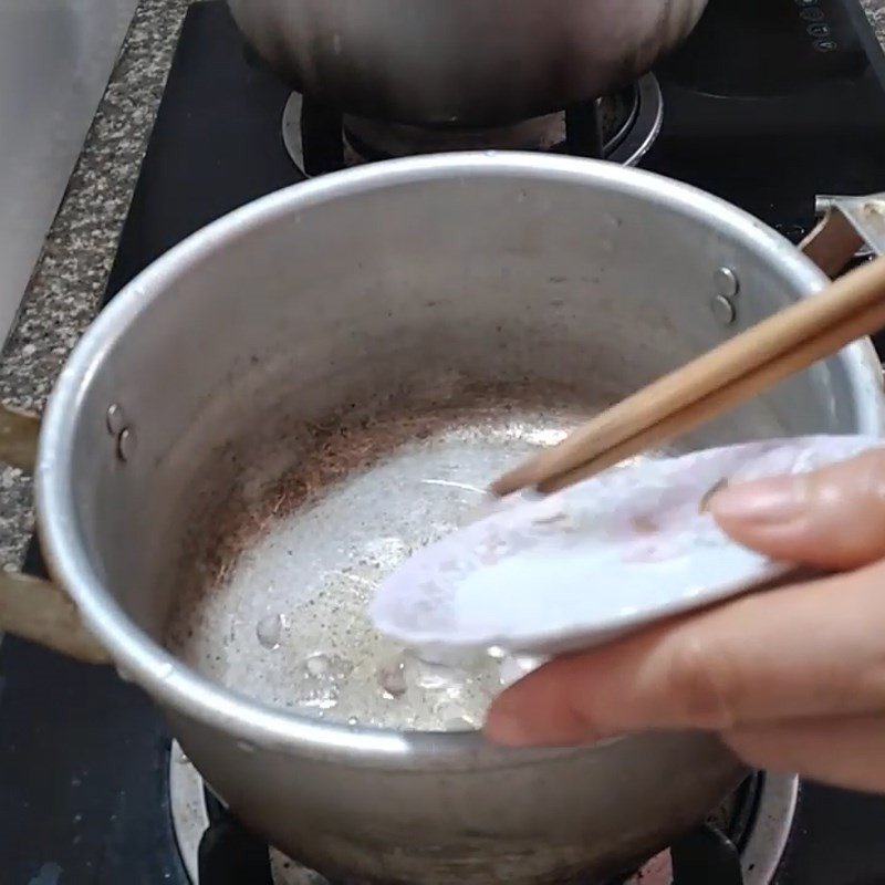 Xào đậu phộng giã