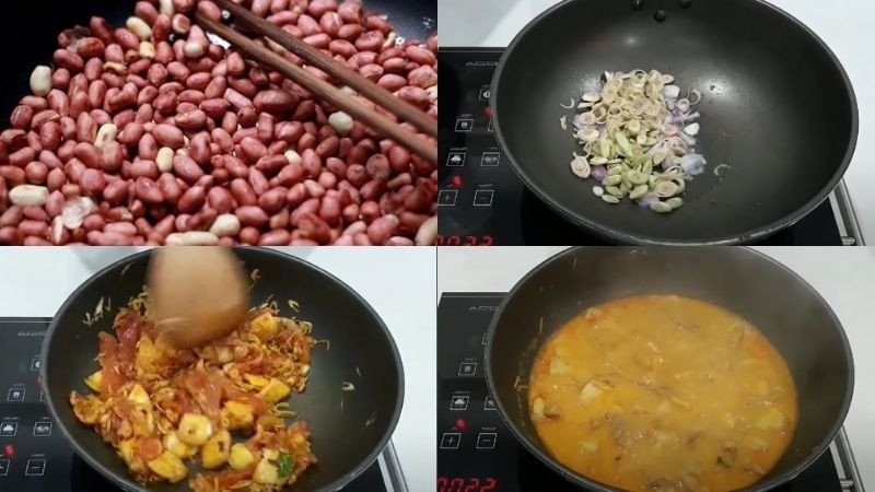 Xào thịt lợn săn trên chảo, công đoạn then chốt để có cách xào thịt lợn ngon