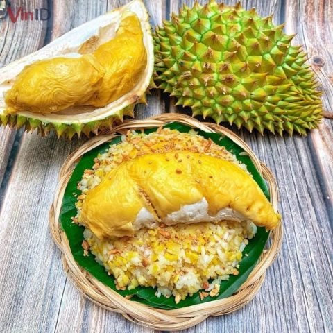 Xôi sầu riêng thơm ngon chứa nhiều calo
