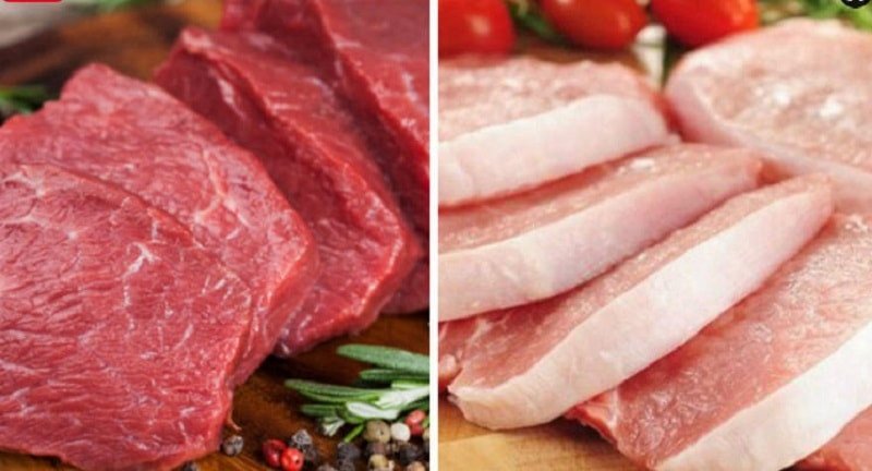 Xương heo và thịt bò kỵ nhau