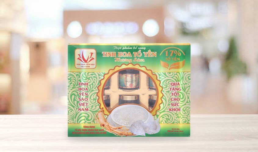 Yến sào Tinh Hoa hương sâm và lượng calo