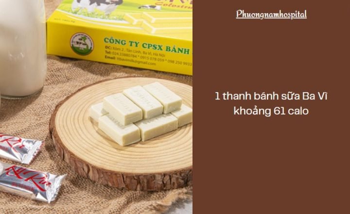 1 thanh bánh sữa ba vì bao nhiêu calo