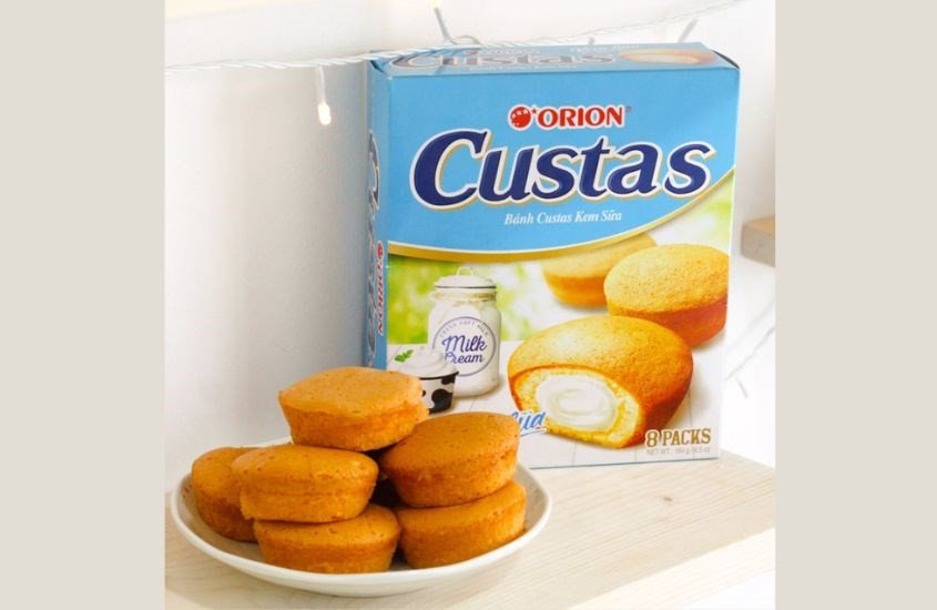 6 chiếc bánh Custard có hàm lượng dinh dưỡng như bữa chính