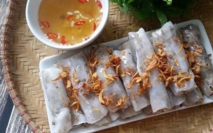 Bánh cuốn làm từ bột gạo