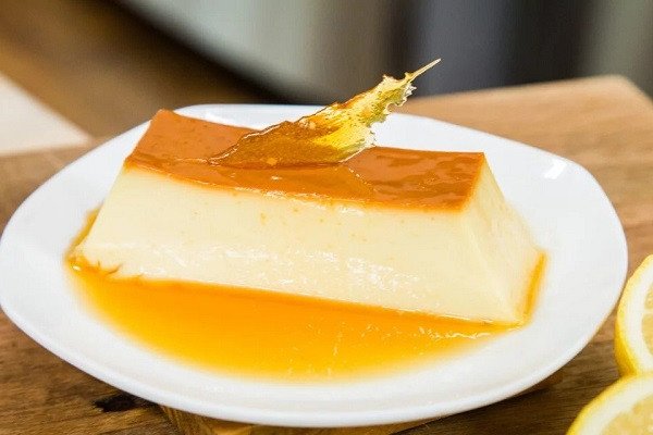 Bánh flan vị cam thơm ngon khó cưỡng