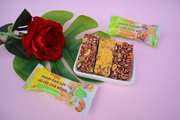 bánh hạt rong biển ăn vặt healthy