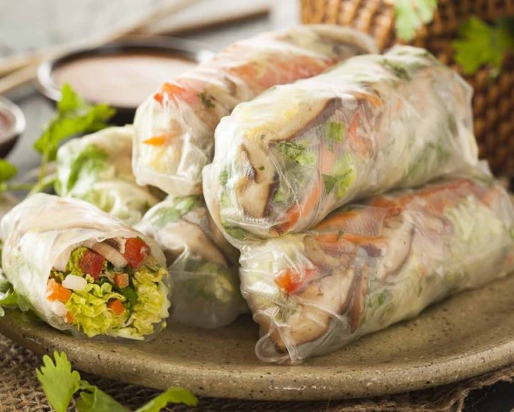cách làm món chay cúng cuốn rau củ