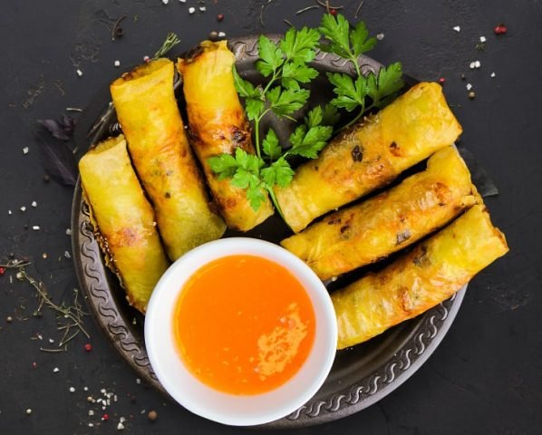 cách nấu món chay cúng nem rán giòn