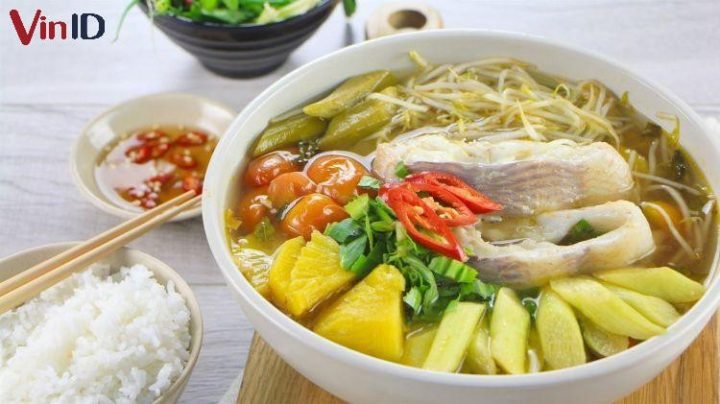 Canh chua cá diêu hồng thanh mát