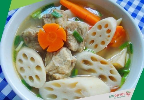 Canh củ sen hầm sườn non bổ dưỡng, cách nấu củ sen ngon