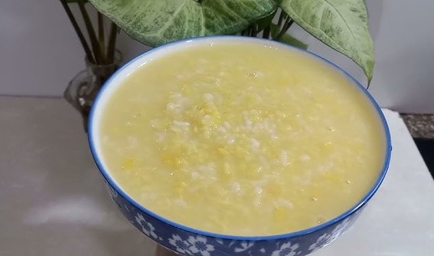 Cháo óc heo đậu xanh giúp bé phát triển toàn diện