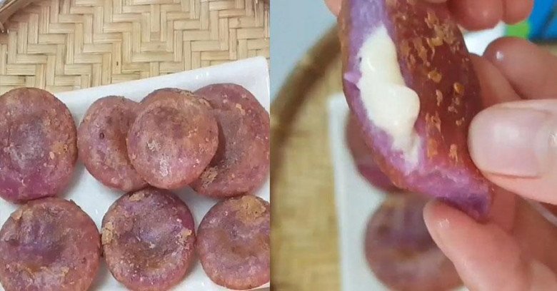 Đĩa bánh khoai mỡ chiên nhân phô mai vàng đẹp mắt, hấp dẫn