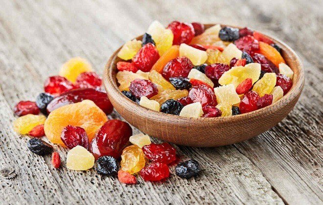 Dinh dưỡng phong phú từ trái cây sấy