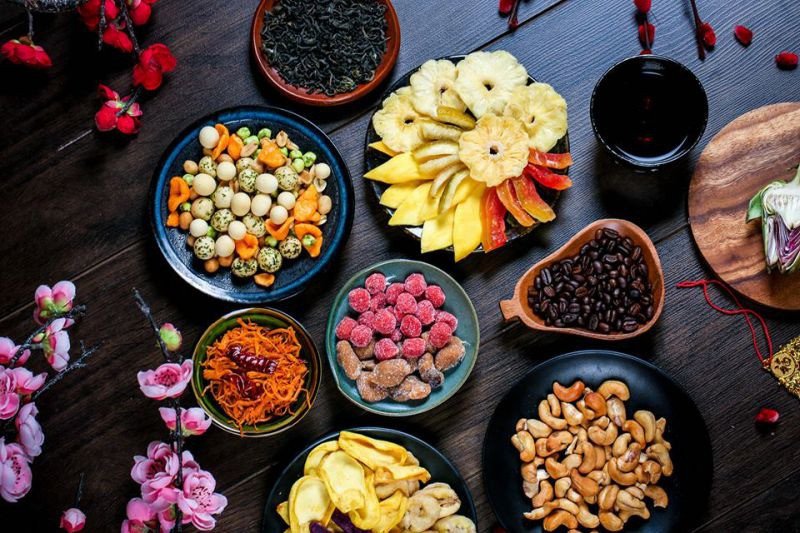 Hoa quả sấy bảo quản lâu dài