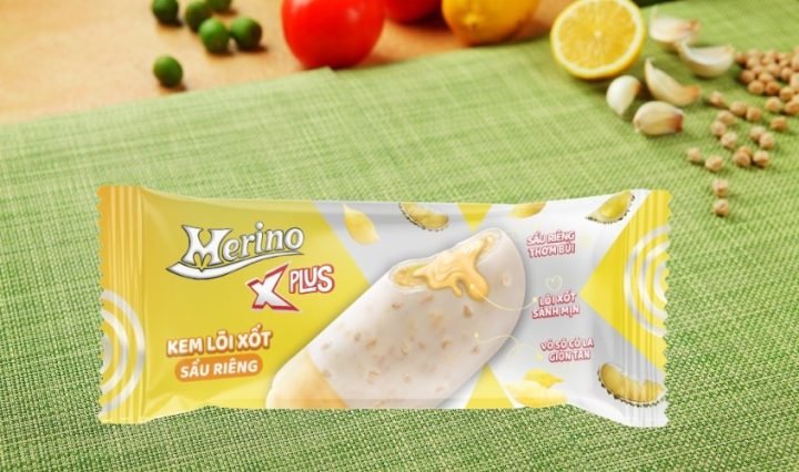 Kem que sầu riêng Merino X Plus, so sánh calo các loại kem