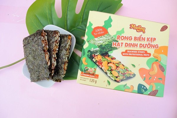 khay bánh hạt rong biển dinh dưỡng