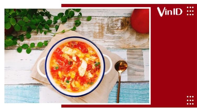 Lợi ích của canh trứng cà chua đối với phụ nữ sau sinh, giàu vitamin C và protein