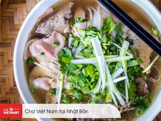 Nguyên liệu tươi ngon cho món phở bò nấu tại nhà
