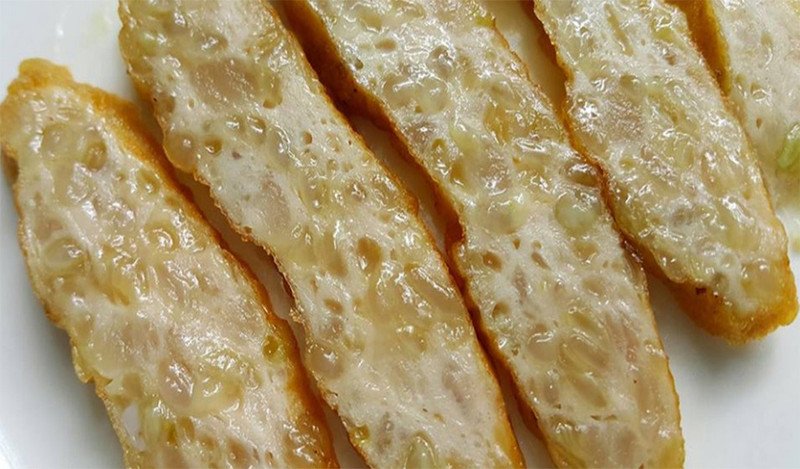 Phần ăn chả cốm cân đối cho bữa ăn