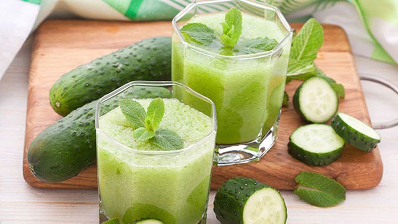 Sinh tố dưa chuột yến mạch bổ dưỡng cho người ăn kiêng