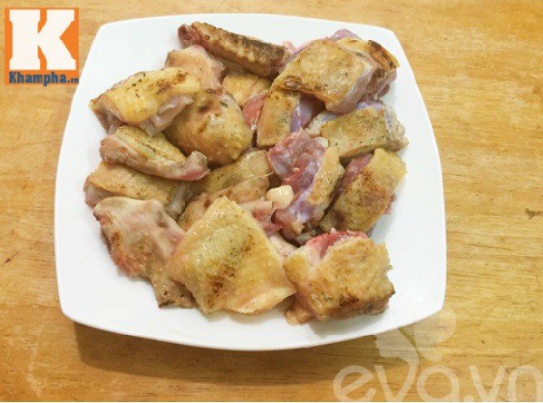 Sơ chế thịt vịt làm giả cầy