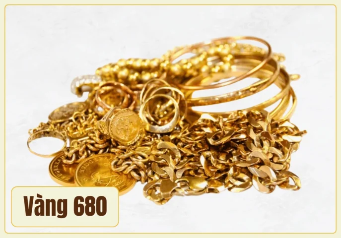 Vàng 680: Khám phá ý nghĩa, giá trị và xu hướng 2026 Đặc điểm của vàng 680