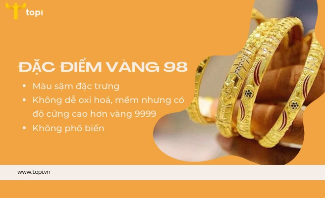 Giá Vàng 24k 980 Hôm Nay: Phân Tích và Dự Báo 2026 Đặc điểm của vàng 98%