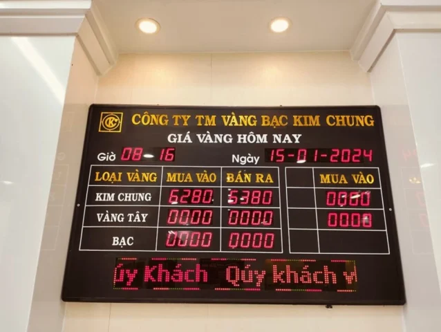 Giá Vàng Kim Chung Thanh Hóa Hôm Nay: Cập Nhật Mới Nhất 2026 Bảng giá vàng Kim Chung Thanh Hóa hôm nay