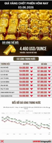 Biểu đồ dự báo giá vàng 2026