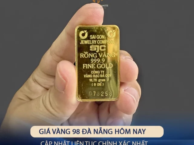 Biểu đồ giá vàng 98 Đà Nẵng hôm nay