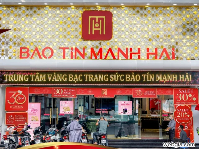 Vàng Bảo Tín Mạnh Hải Hôm Nay: Dự Báo Xu Hướng 2026 & Phân Tích Đầu Tư Biểu đồ giá vàng Bảo Tín Mạnh Hải qua các thời kỳ
