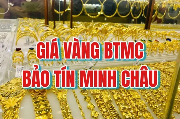 Giá vàng SJC Bảo Tín Minh Châu Hôm Nay: Cập Nhật 2026 Biểu đồ giá vàng Bảo Tín Minh Châu