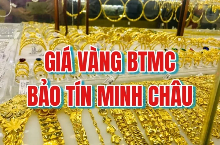 Biểu đồ giá vàng Bảo Tín Minh Châu