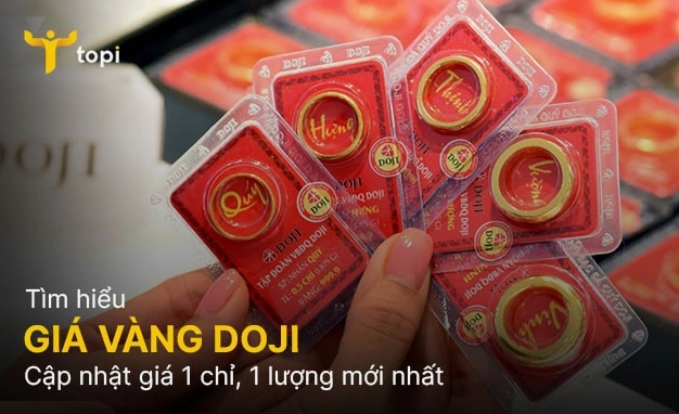 Biểu đồ giá vàng DOJI