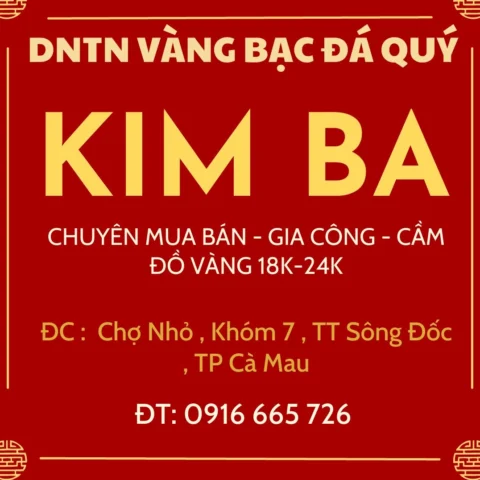 Biểu đồ giá vàng Kim Hoàn Cà Mau