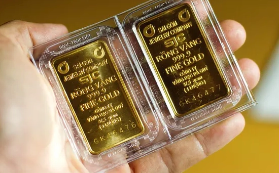 Biểu đồ giá vàng SJC biến động