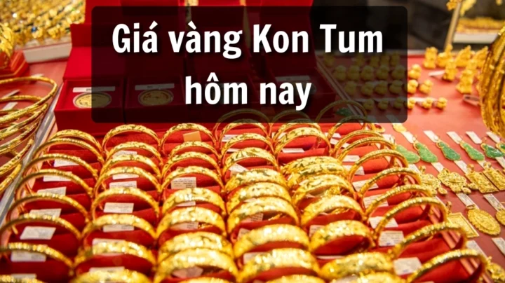 Biểu đồ giá vàng SJC Kon Tum hôm nay