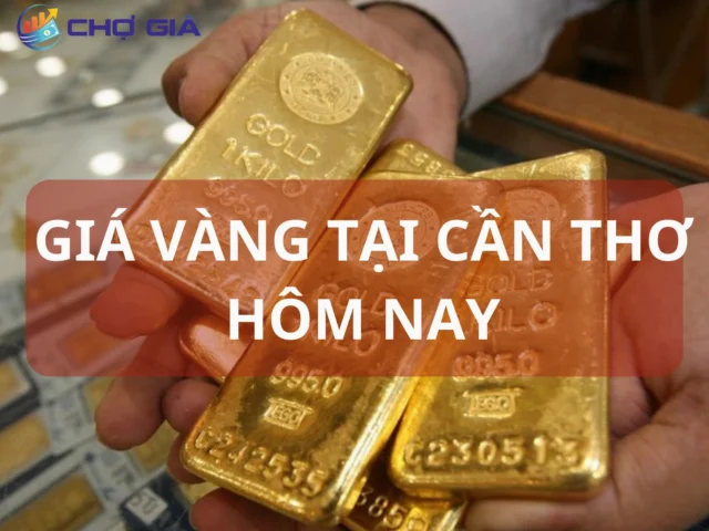 Biểu đồ giá vàng tại Cần Thơ hôm nay