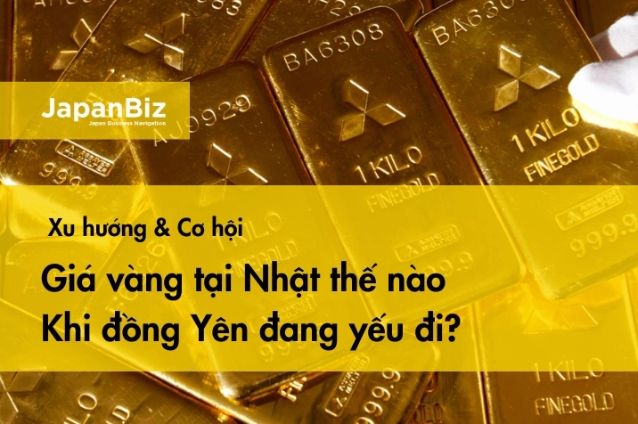 Biểu đồ giá vàng tại Nhật Bản