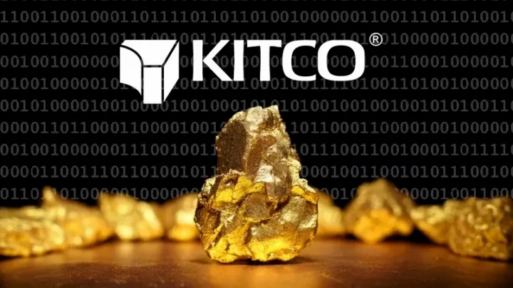Biểu đồ giá vàng trực tuyến trên Kitco