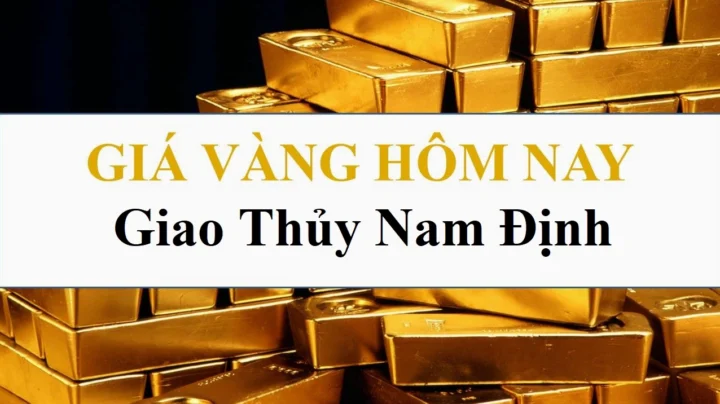 Biểu đồ phân tích giá vàng tại Giao Thủy
