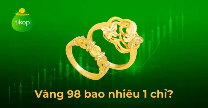 Biểu đồ xu hướng giá vàng 98 trong năm 2026