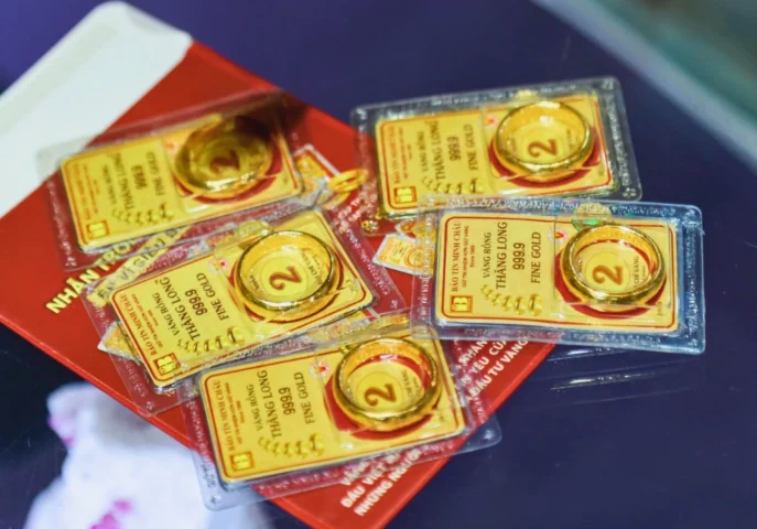 Các loại vàng 2 phân phổ biến
