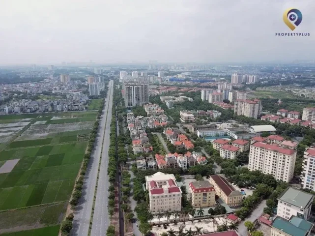 Cảnh quan dự án khu đô thị Việt Hưng