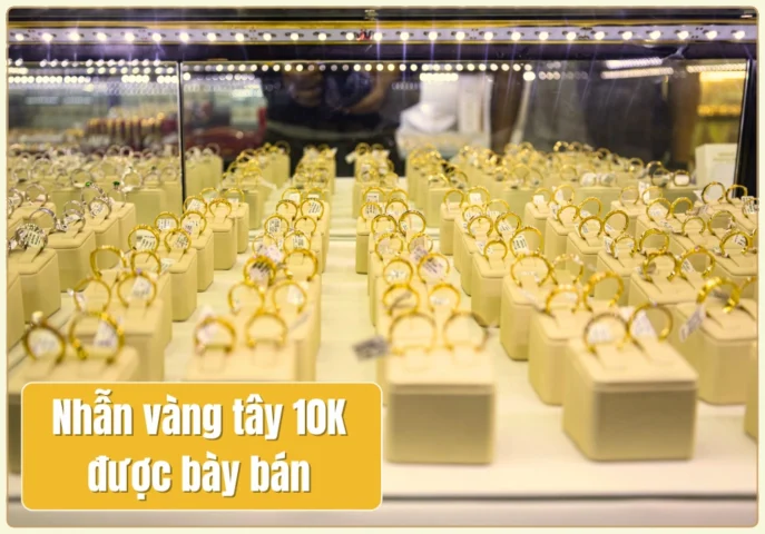 Có nên mua nhẫn vàng tây 10K không