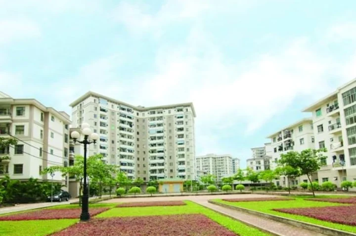 Cơ sở hạ tầng phát triển tại khu đô thị Việt Hưng