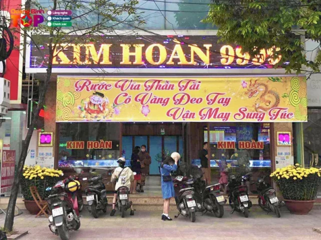 Cửa hàng vàng bạc kim hoàn tại Đồng Hới