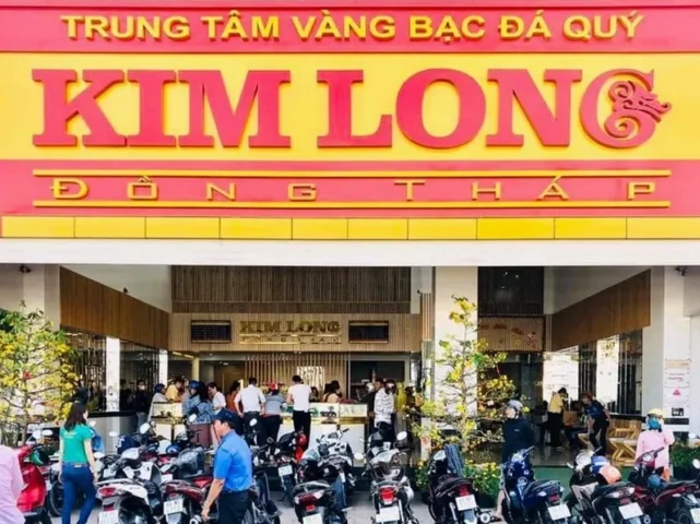 Cửa hàng vàng Kim Long Đồng Tháp