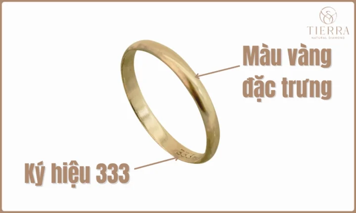 Dấu hiệu nhận biết vàng 8K
